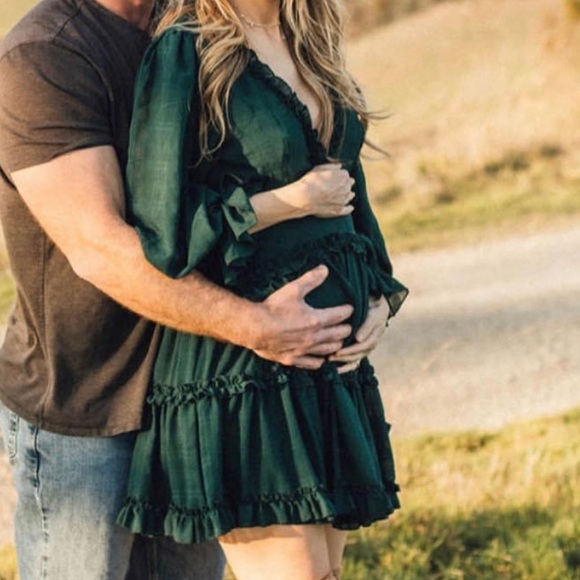 Vici At Home among the trees ruffle dress - Picture 3 of 4